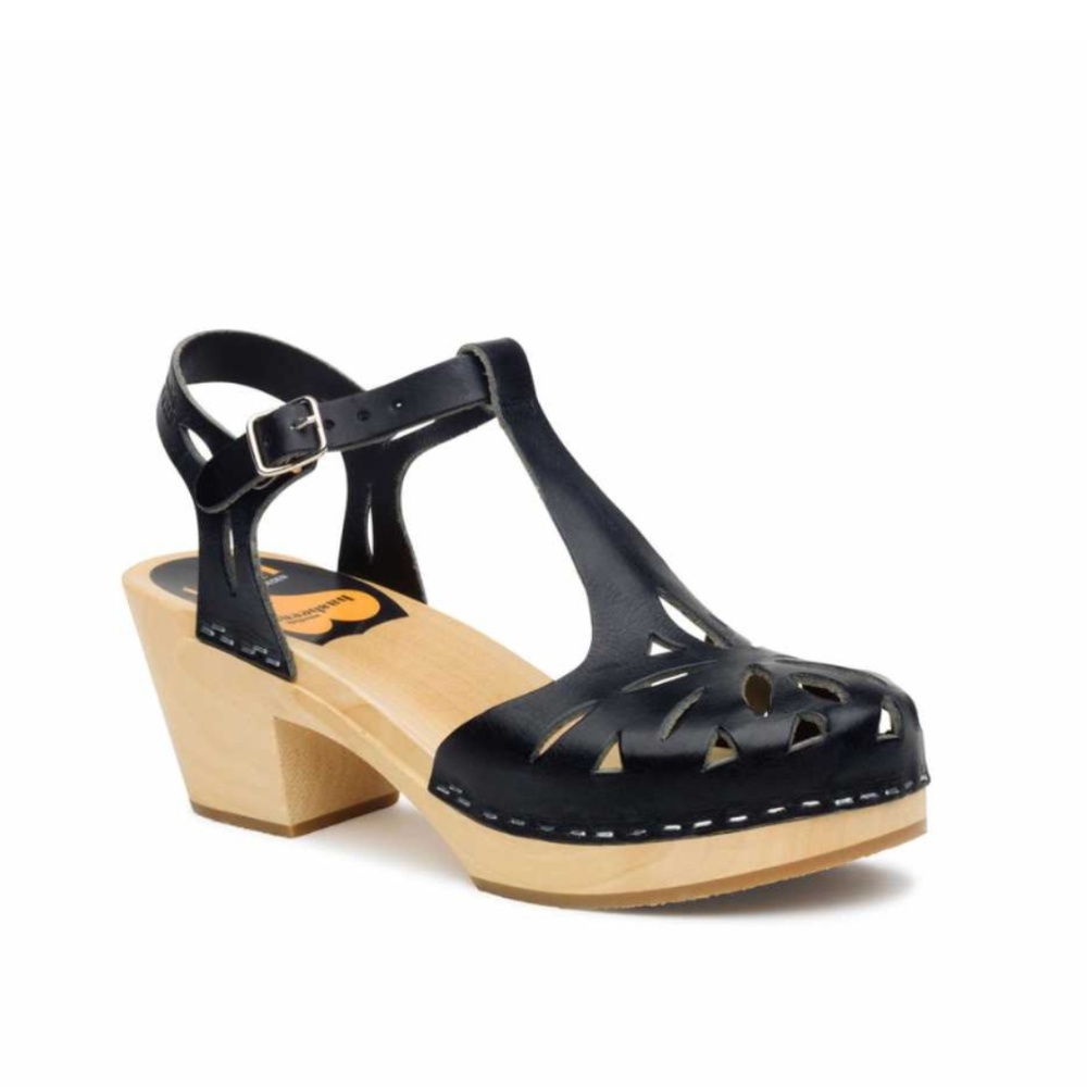 Swedish Hasbeens Cut Out Clogs